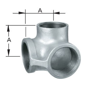 COTOVELOS COM SADA LATERAL BSP | Produtos | Conexes | Ferro Malevel | Via Vedaes Industriais e Acessrios